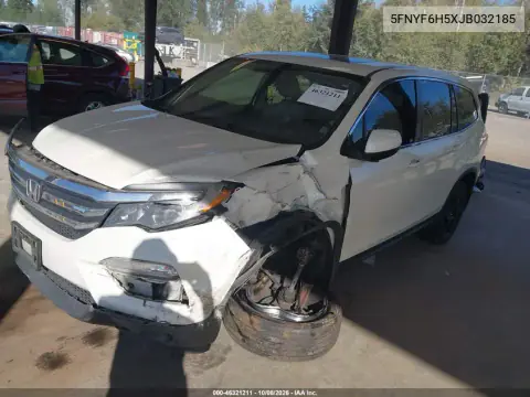 2018 Honda Pilot Ex-L VIN 5FNYF6H5XJB032185 фото 3