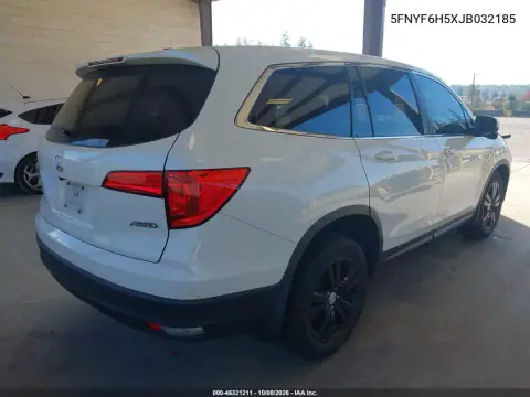 2018 Honda Pilot Ex-L VIN 5FNYF6H5XJB032185 фото 5