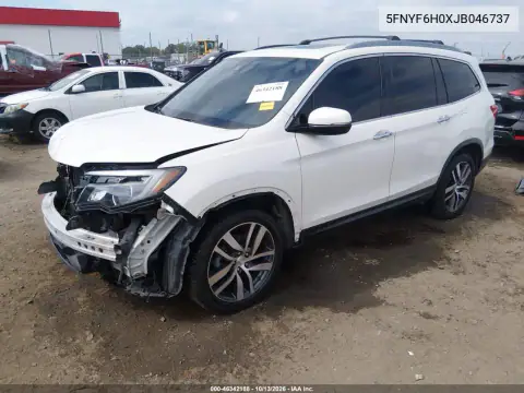5FNYF6H0XJB046737 — 2018 Honda Pilot, фото 3 с аукциона IAAI, Передняя часть