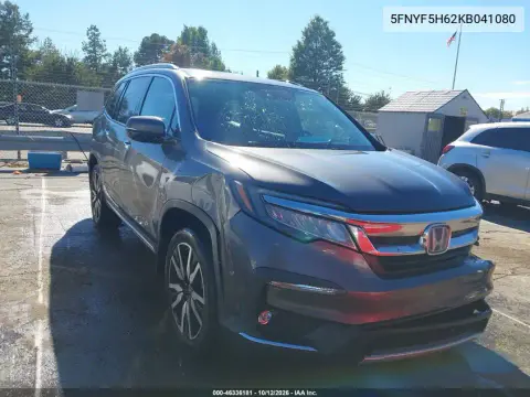 5FNYF5H62KB041080 — 2019 Honda Pilot, Передняя часть, фото до ремонта