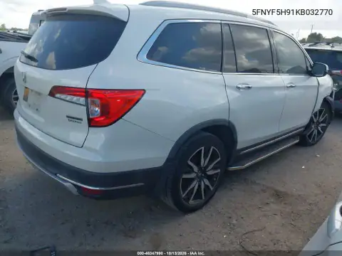 5FNYF5H91KB032770 — 2019 Honda Pilot, фото 5 с аукциона IAAI, Передняя часть