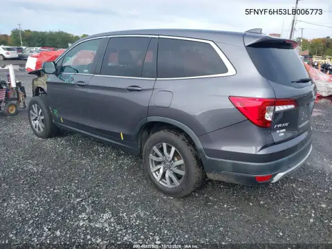 2020 Honda Pilot Awd Ex-L VIN 5FNYF6H53LB006773 фото 4