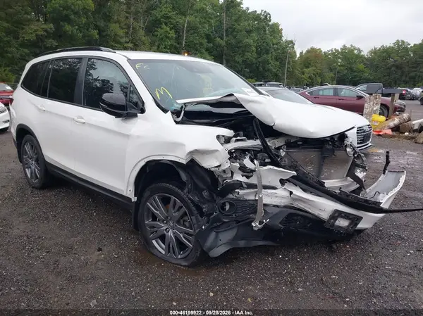 5FNYF6H35NB102969 — 2022 Honda Pilot, Передняя часть (Front End), фото до ремонта