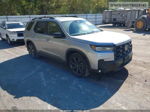 5FNYG1H37TB024143 — 2026 Honda Pilot, Боковая часть, фото до ремонта
