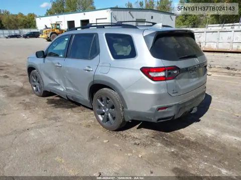 2026 Honda Pilot Sport VIN 5FNYG1H37TB024143 фото 4