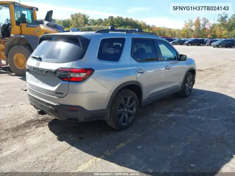 2026 Honda Pilot Sport VIN 5FNYG1H37TB024143 фото 5