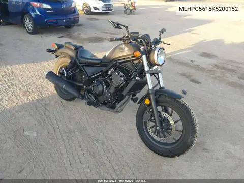 MLHPC5615K5200152 — 2019 Honda Rebel, фото 2 с аукциона IAAI, Повреждения со всех сторон