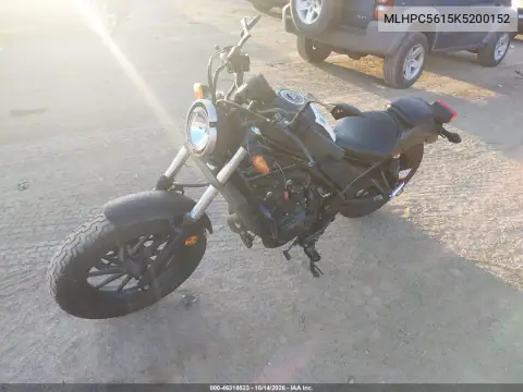 MLHPC5615K5200152 — 2019 Honda Rebel, фото 3 с аукциона IAAI, Повреждения со всех сторон