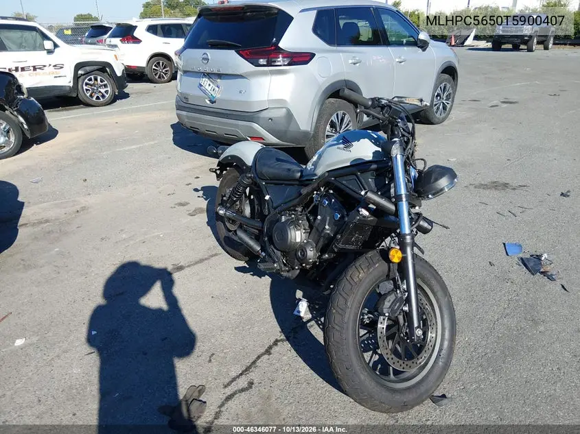 MLHPC5650T5900407 Honda Rebel 2026 — повреждение Передняя часть, фото до ремонта