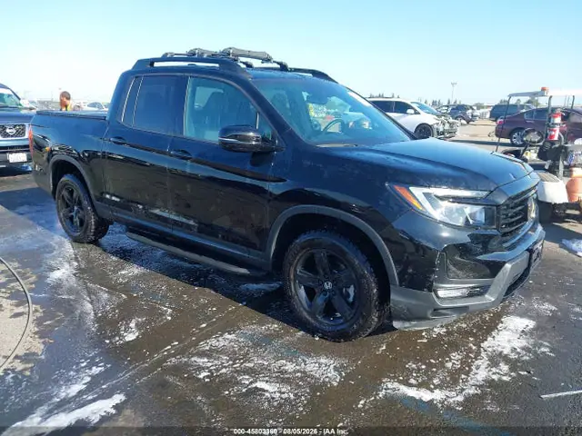 5FPYK3F89PB023467 Honda Ridgeline Black Edition 2023 — повреждение Передняя часть слева, фото до ремонта