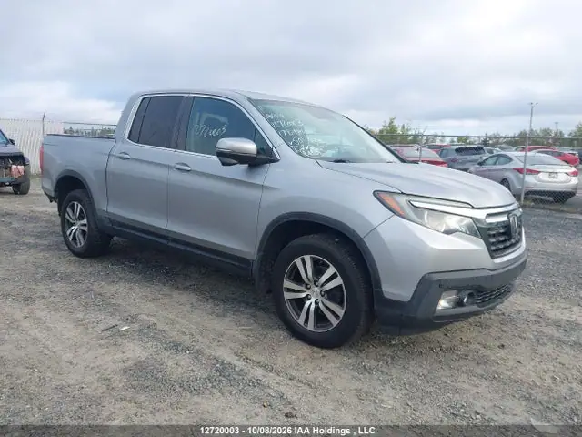 5FPYK3F53HB505620 — 2017 Honda Ridgeline Rtl, Задняя часть (Rear), фото до ремонта