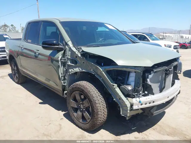 5FPYK3F61TB017252 Honda Ridgeline Trailsport 2026 — повреждение Передняя часть, фото до ремонта