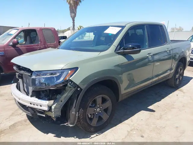 5FPYK3F61TB017252 — 2026 Honda Ridgeline Trailsport, фото 2 с аукциона IAAI 14.10.2026, Передняя часть