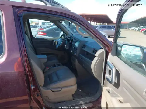 2007 Honda Ridgeline Rtl VIN 2HJYK16577H515827 фото 6