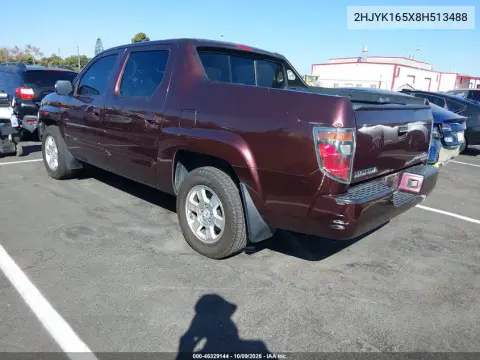 2008 Honda Ridgeline Rtl VIN 2HJYK165X8H513488 фото 4