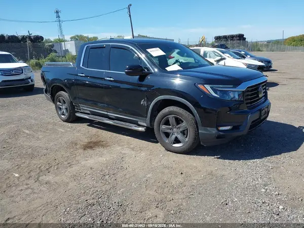5FPYK3F79MB019342 — 2021 Honda Ridgeline, Передняя часть слева (Left Front), фото до ремонта