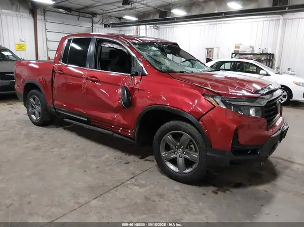 5FPYK3F55NB036607 — 2022 Honda Ridgeline, Опрокидывание (Rollover), фото до ремонта