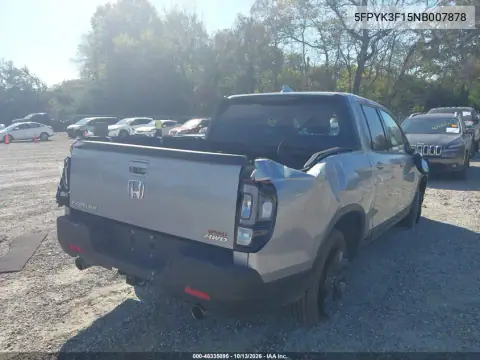 5FPYK3F15NB007878 — 2022 Honda Ridgeline, фото 4 с аукциона IAAI, Боковая часть