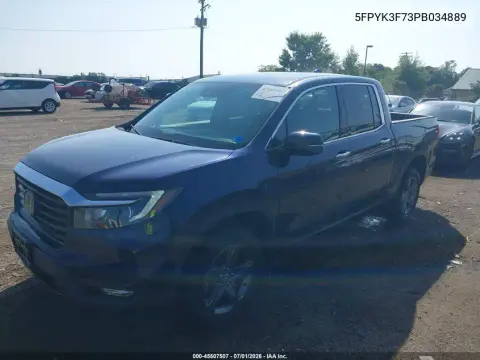 2023 Honda Ridgeline Rtl-E VIN 5FPYK3F73PB034889 фото 3