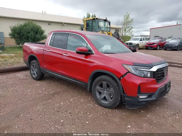5FPYK3F73PB014206 — 2023 Honda Ridgeline, Передняя часть слева (Left Front), фото до ремонта
