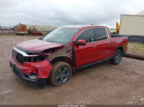 5FPYK3F73PB014206 — 2023 Honda Ridgeline, фото 2 с аукциона IAAI, Передняя часть слева