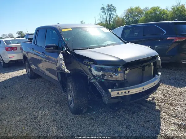 5FPYK3F68SB008613 — 2025 Honda Ridgeline, Передняя часть (Front End), фото до ремонта