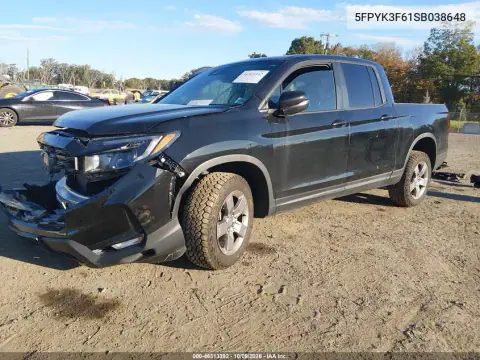 2025 Honda Ridgeline Trailsport VIN 5FPYK3F61SB038648 фото 2