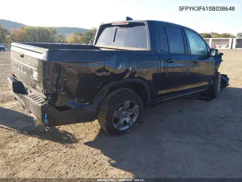 2025 Honda Ridgeline Trailsport VIN 5FPYK3F61SB038648 фото 4