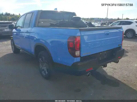 5FPYK3F61SB015788 — 2025 Honda Ridgeline, фото 4 с аукциона IAAI, Передняя часть