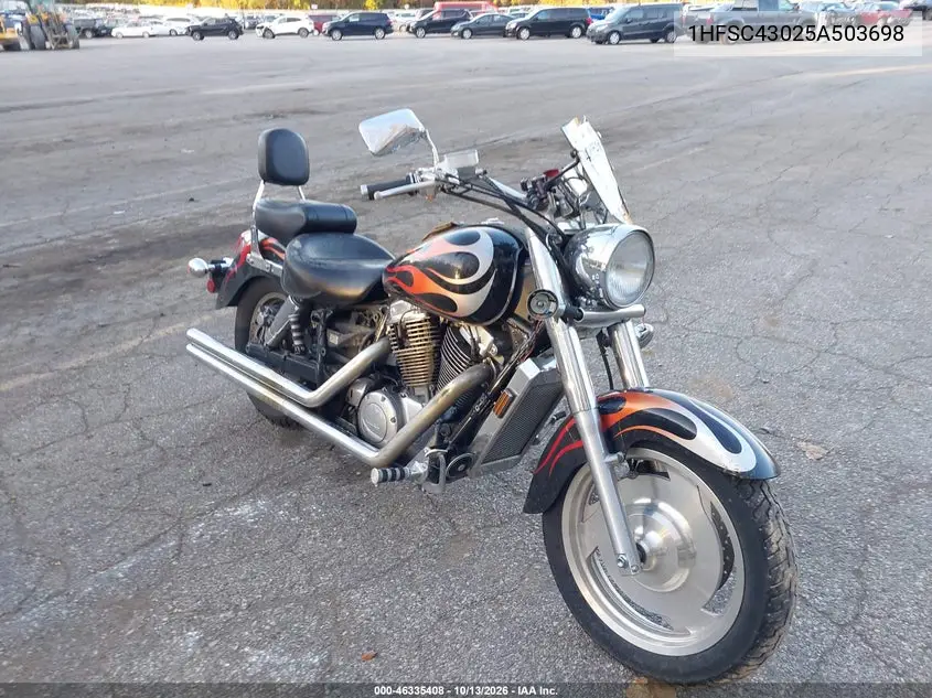 2005 Honda Vt1100 C2 VIN 1HFSC43025A503698 фото 1