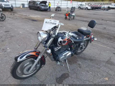 2005 Honda Vt1100 C2 VIN 1HFSC43025A503698 фото 2