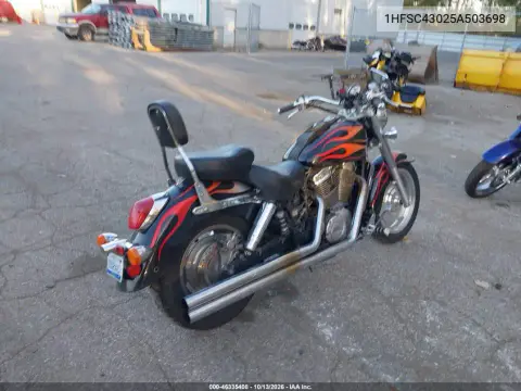 2005 Honda Vt1100 C2 VIN 1HFSC43025A503698 фото 4
