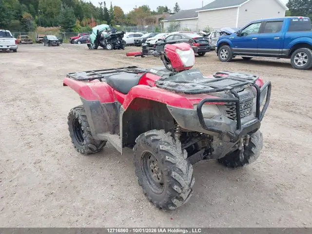 1HFTE4424RJ000484 — 2024 Honda TRX520 FM, Задняя часть (Rear), фото до ремонта