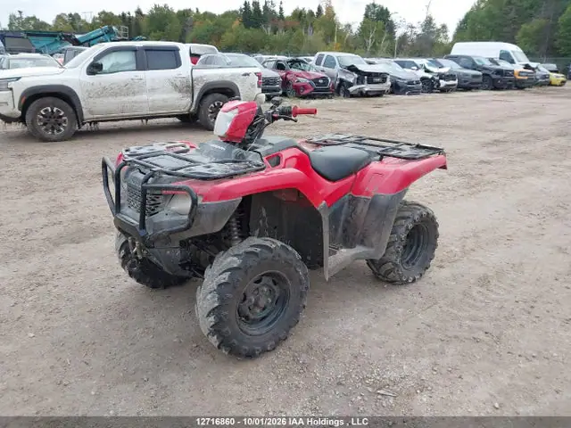 1HFTE4424RJ000484 — 2024 Honda TRX520 FM, фото 2 с аукциона IAAI 13.10.2026, Задняя часть