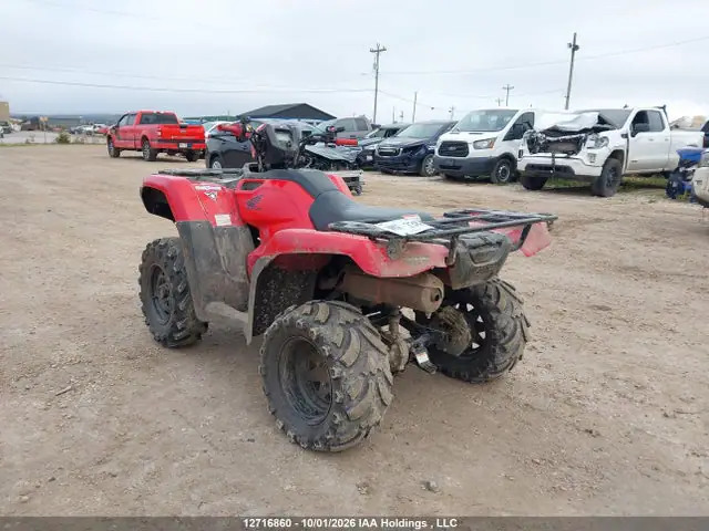 1HFTE4424RJ000484 — 2024 Honda TRX520 FM, фото 3 с аукциона IAAI 13.10.2026, Задняя часть