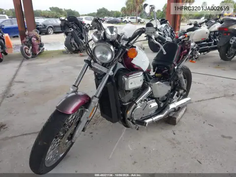 1988 Honda Vt800 C VIN 1HFRC3201JA002659 фото 2