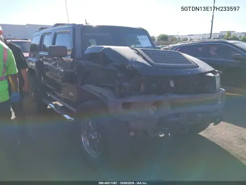 5GTDN13E17H233597 — 2007 Hummer H3, Передняя часть, фото до ремонта
