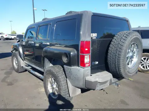 2007 Hummer H3 Suv VIN 5GTDN13E17H233597 фото 4