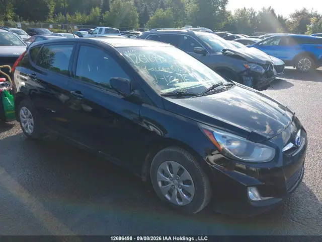 KMHCT5AE4EU178646 — 2014 Hyundai Accent GL, Левый бок (Left Side), фото до ремонта