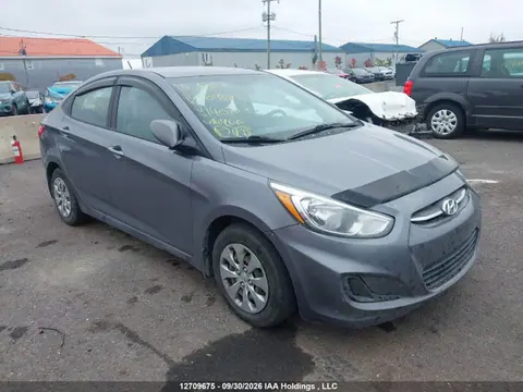 KMHCT4AE2GU140703 — 2016 Hyundai Accent GL, Передняя часть (Front), фото до ремонта