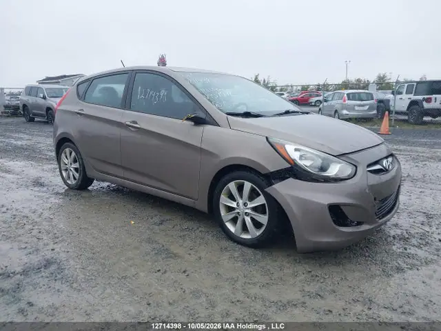 KMHCU5AE6EU157472 — 2014 Hyundai Accent GLS, Повреждение двигателя (Engine), фото до ремонта