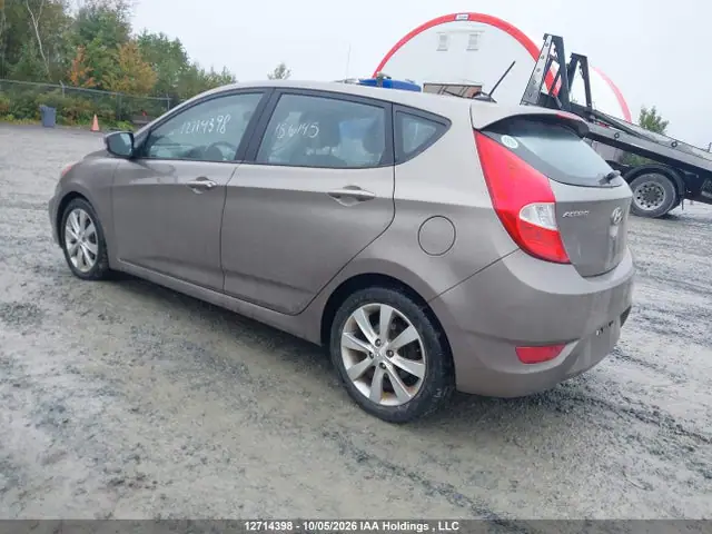 KMHCU5AE6EU157472 — 2014 Hyundai Accent GLS, фото 3 с аукциона IAAI 13.10.2026, Повреждение двигателя
