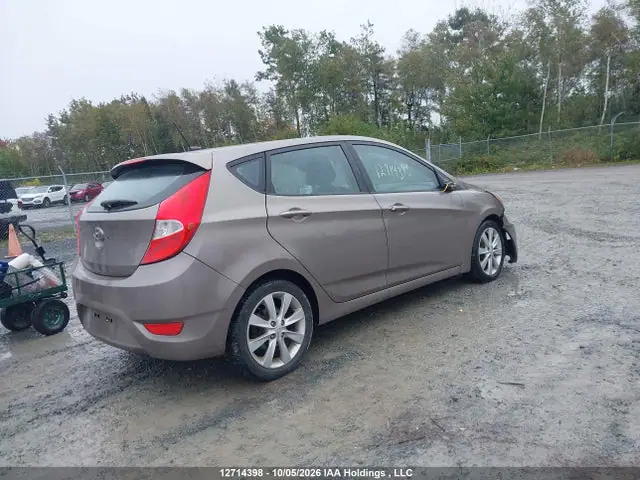 KMHCU5AE6EU157472 — 2014 Hyundai Accent GLS, фото 4 с аукциона IAAI 13.10.2026, Повреждение двигателя