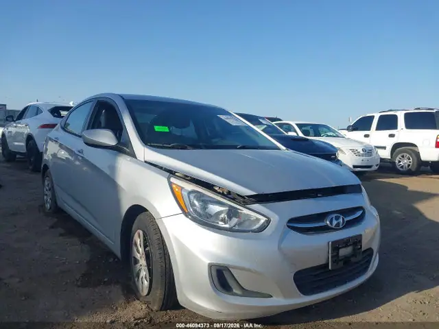 KMHCT4AE1FU817383 — 2015 Hyundai Accent GLS, Угон (Theft), фото до ремонта