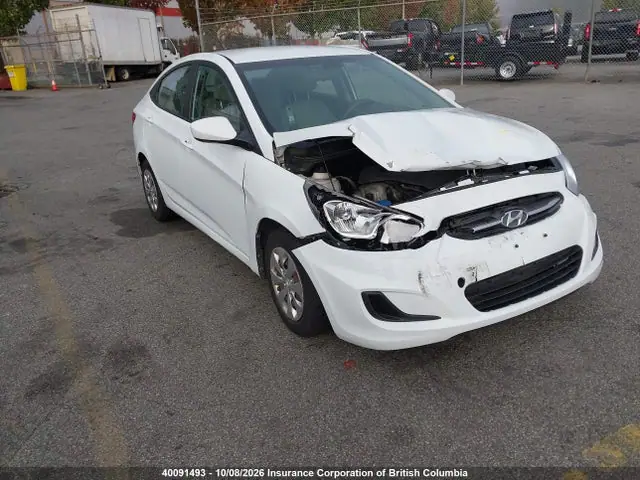 KMHCT4AE3GU141178 Hyundai Accent LE 2016 — повреждение Передняя часть, фото до ремонта