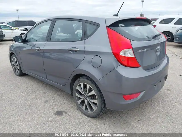 KMHCT5AEXFU219685 — 2015 Hyundai Accent SE, фото 3 с аукциона IAAI 29.09.2026, Град