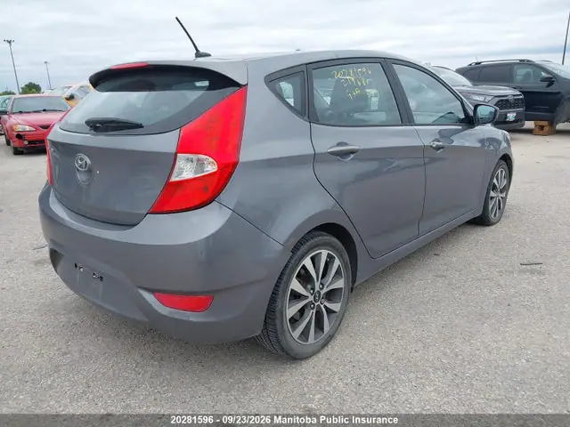 KMHCT5AEXFU219685 — 2015 Hyundai Accent SE, фото 4 с аукциона IAAI 29.09.2026, Град