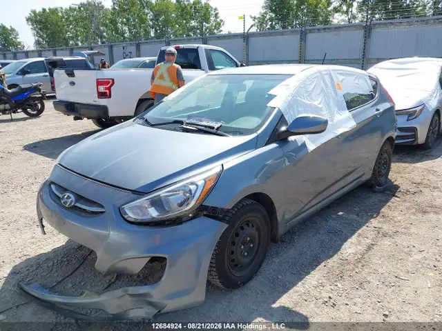 KMHCT5AE9HU354739 — 2017 Hyundai Accent SE, фото 2 с аукциона IAAI 14.10.2026, Передняя часть