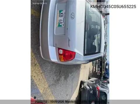2005 Hyundai Accent Gl VIN KMHCG45C05U655225 фото 3