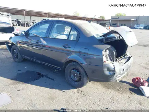 KMHCN4AC4AU479947 — 2010 Hyundai Accent, фото 4 с аукциона IAAI, Передняя часть